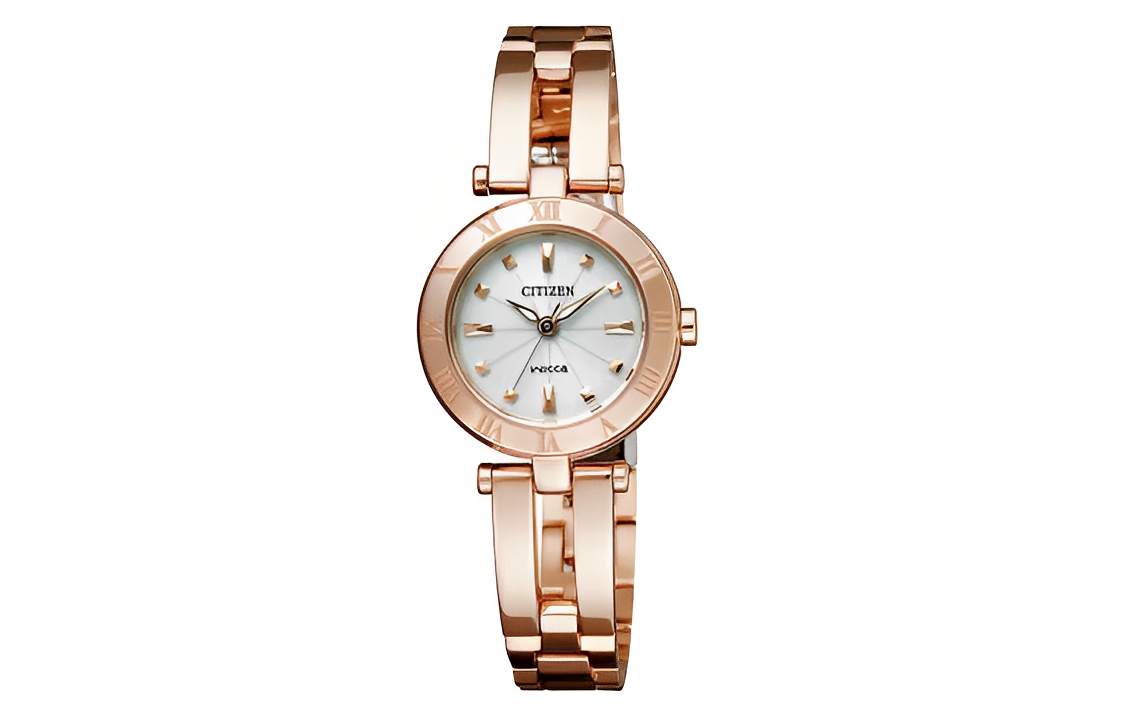 

CITIZEN Часы Solar Quartz Movement Stainless Steel Strap Watch Women's Watch White Dial, Silver