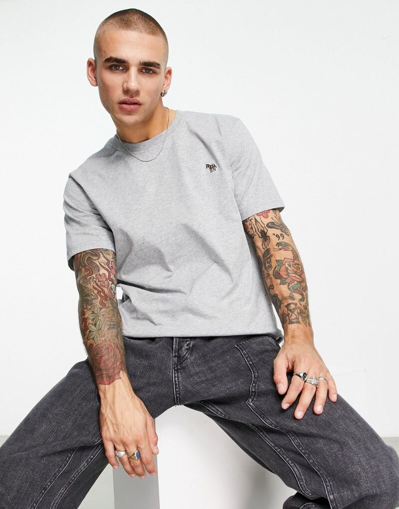 

Серая футболка обычного кроя с логотипом PS Paul Smith