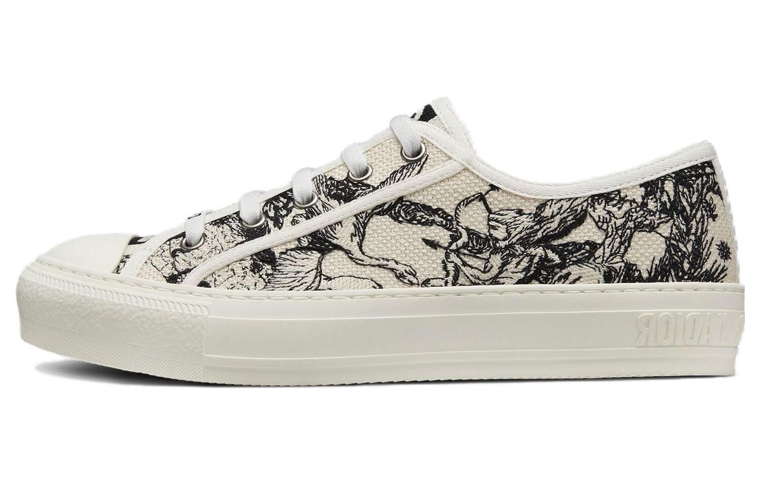 

Кроссовки Walk'n'DIOR Skateboard Shoes Women's Low-Top Black White
