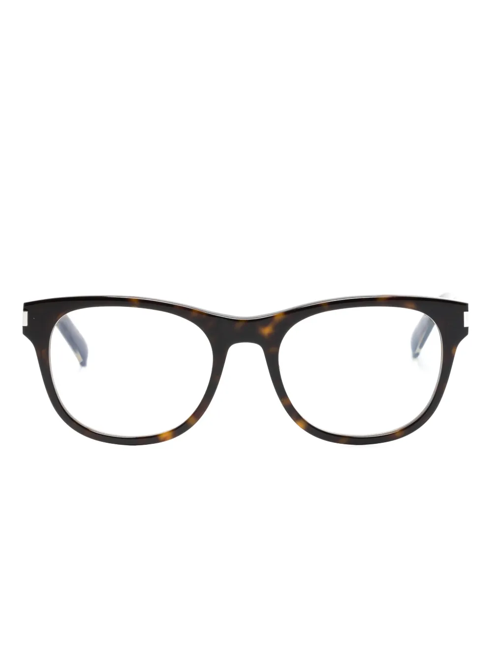 

Очки трапециевидной формы Saint Laurent Eyewear, черный