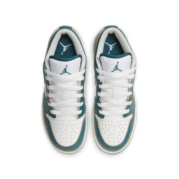 Кроссовки 1 низкие Air Jordan, зеленый — фото 3