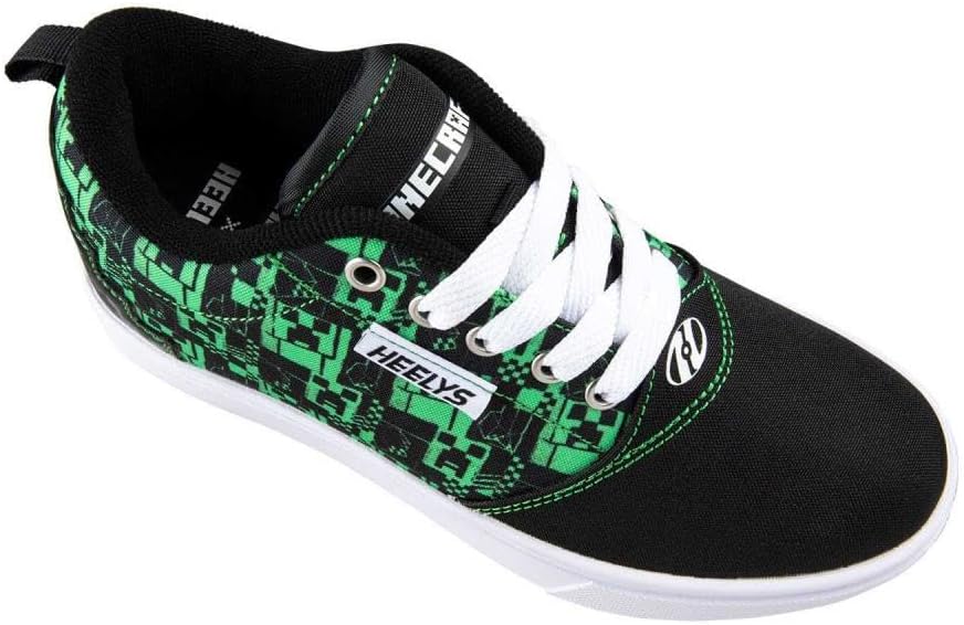Кроссовки Heelys Mens Minecraft Pro 20, черный/зеленый — фото 3