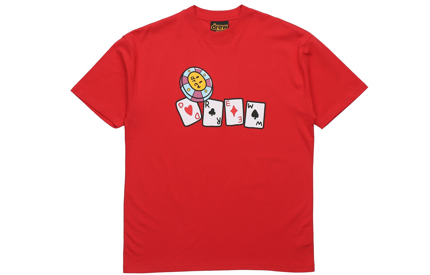 

Футболка Smiley Collection унисекс красная Drew House, красный