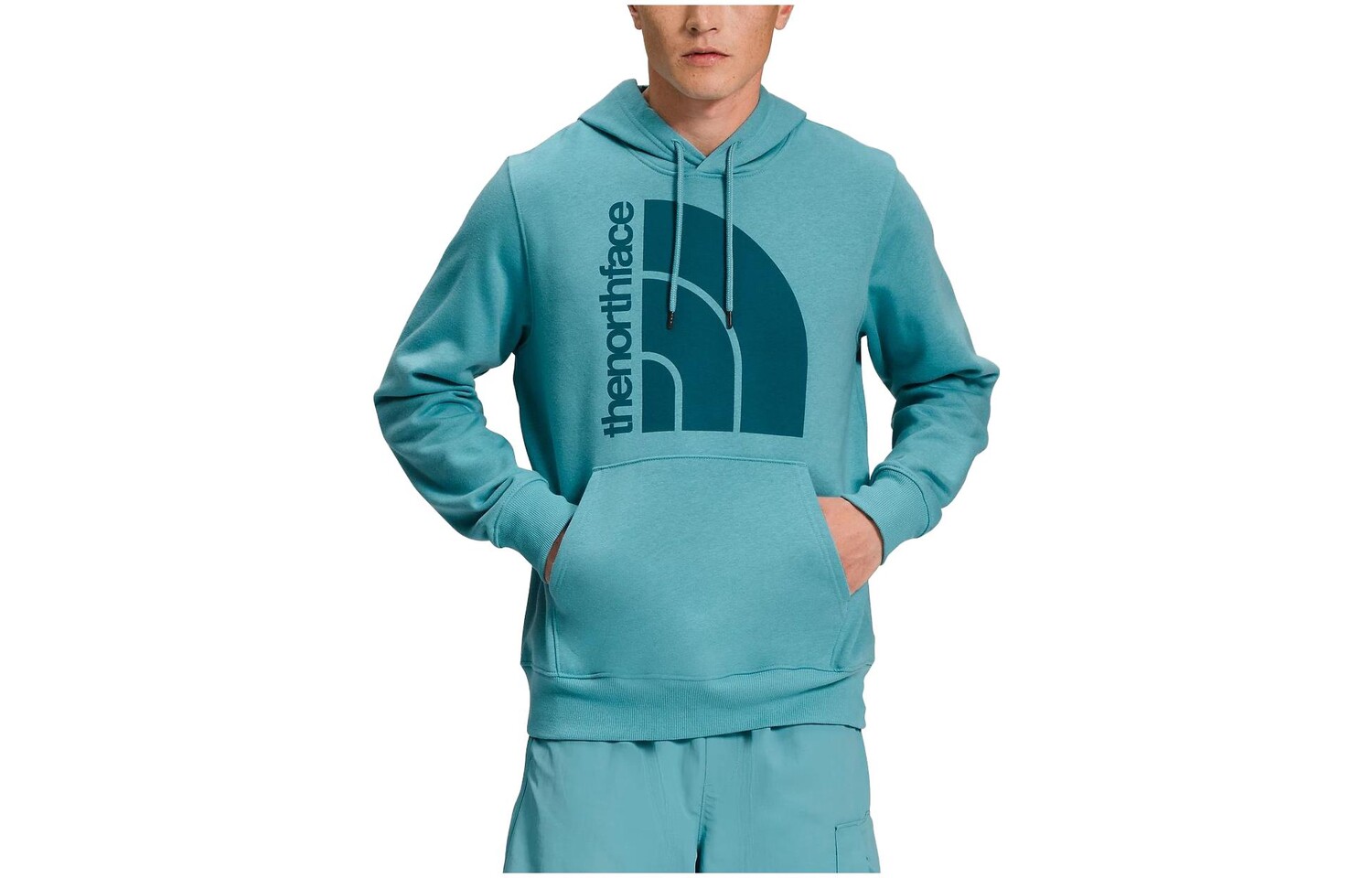 

Толстовка мужская синего кораллового цвета The North Face, цвет Blue coral color