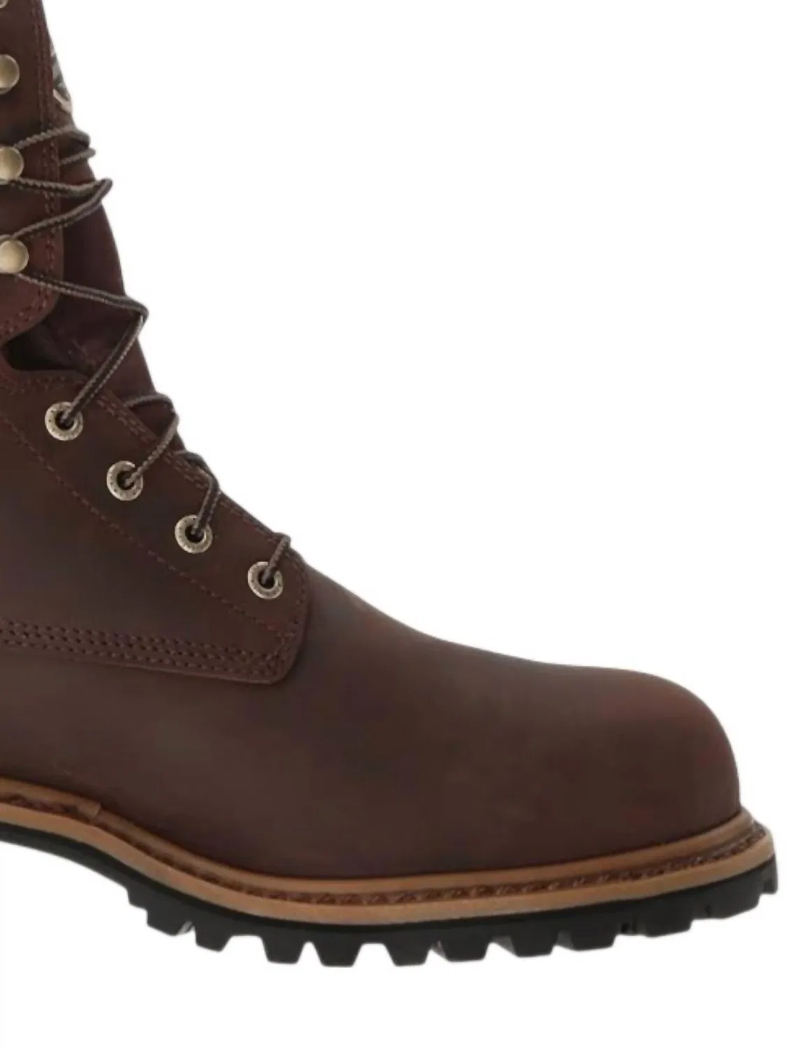 Red Wing Shoes Мужские водонепроницаемые утепленные рабочие ботинки Mesabi 8 дюймов с металлическим носком, коричневого цвета — фото 2