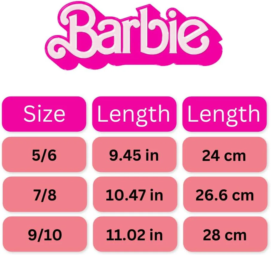 Тапочки Josmo Barbie для девочек, уютные плюшевые домашние тапочки, теплые для дома и улицы, тапочки для детей младшего и старшего возраста, взрослых, светло-розовый