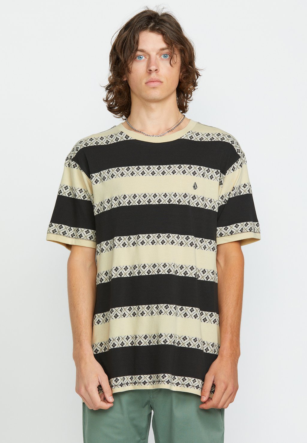 

Футболка с принтом TEE IRON STONE Volcom, серый