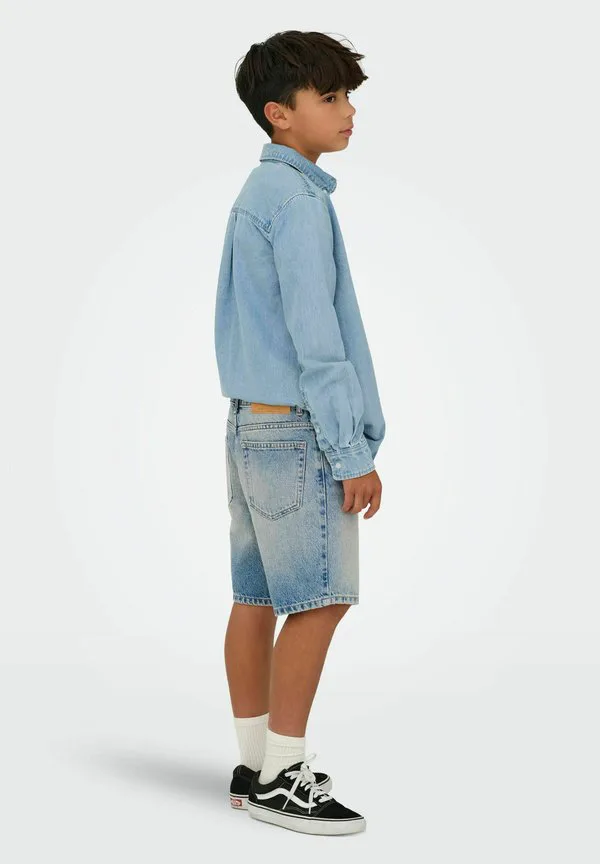 Джинсовые шорты gerade geschnitten со средней посадкой Only & Sons Junior, Medium Blue Denim — фото 2