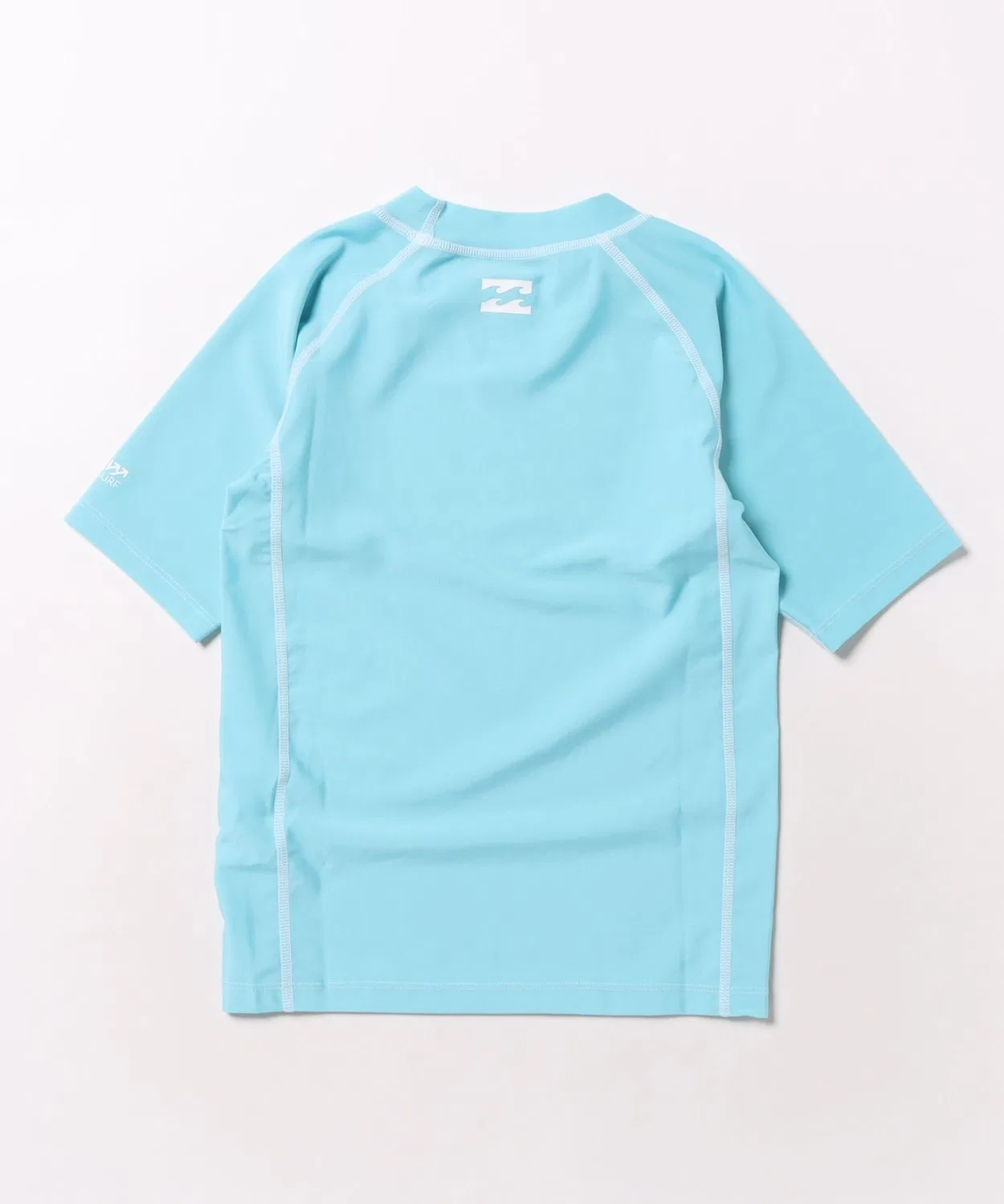 Рашгард Billabong с коротким рукавом, из переработанного полиэстера, для мальчиков, светло-голубой — фото 2