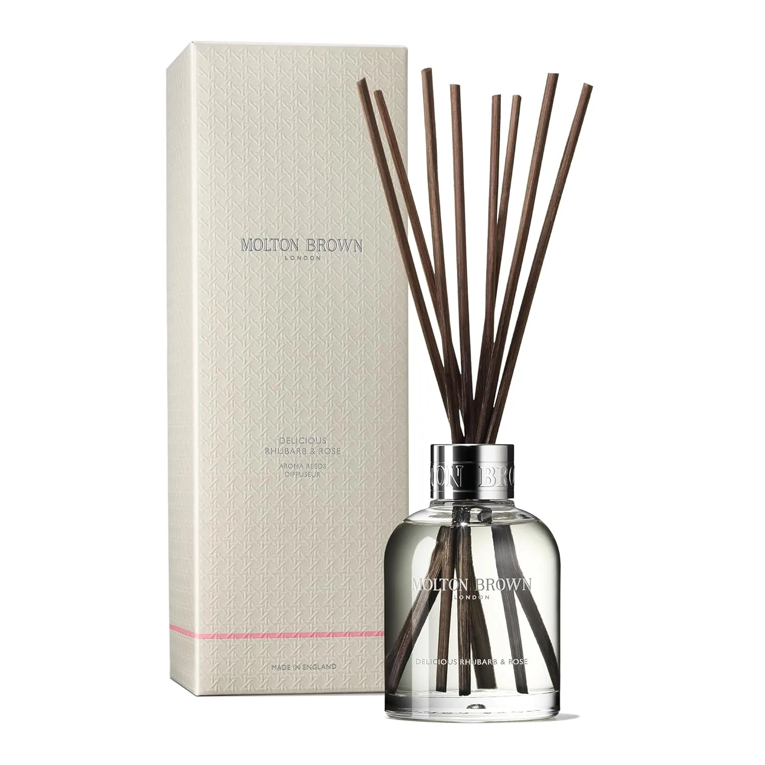 Ароматические палочки Molton Brown Delicious с ароматом ревеня и розы, 140 мл.