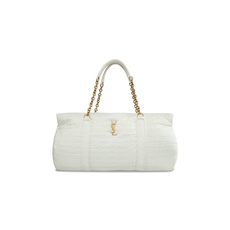 

Сумка через плечо Saint Laurent Gloria Travel Bag, цвет Milky White