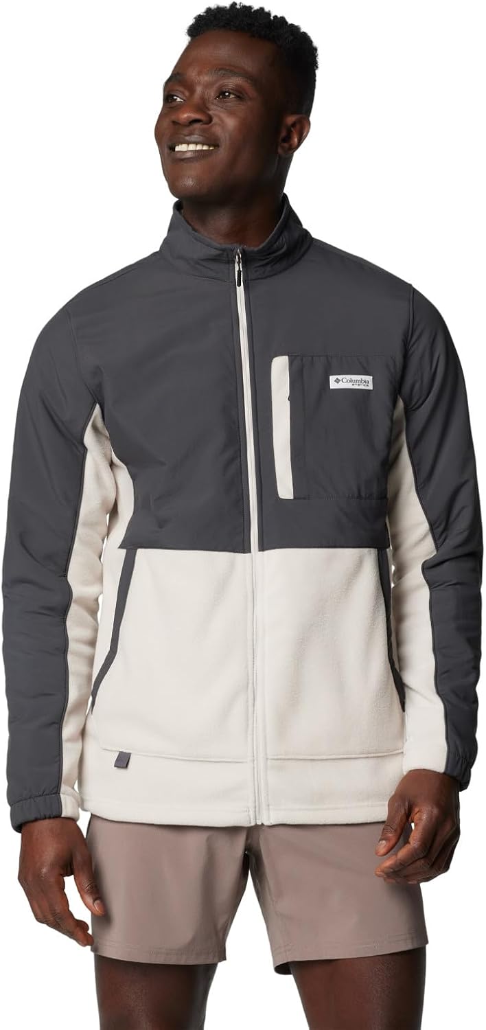 

Columbia мужская куртка Pfg Uncharted Fleece Full Zip, Shark/Dark Stone