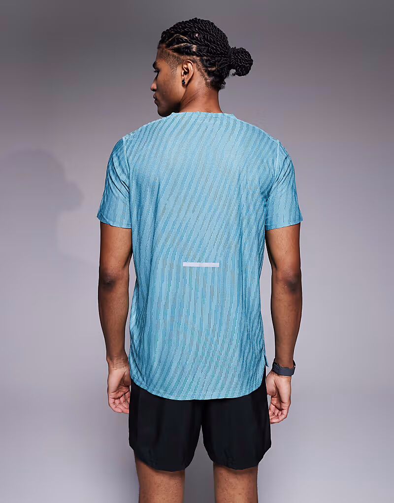 Футболка adidas Running adi365 с бирюзовым принтом Adidas Performance — фото 3