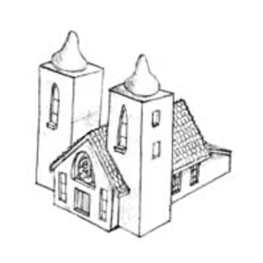 

Большая двухшпальная церковь, European Buildings (1:285)