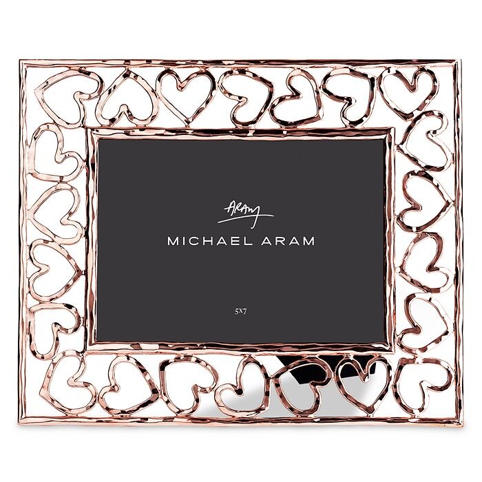 

Рамка для фотографий Michael Aram Heart Rose Gold Tone 5x7, мультиколор