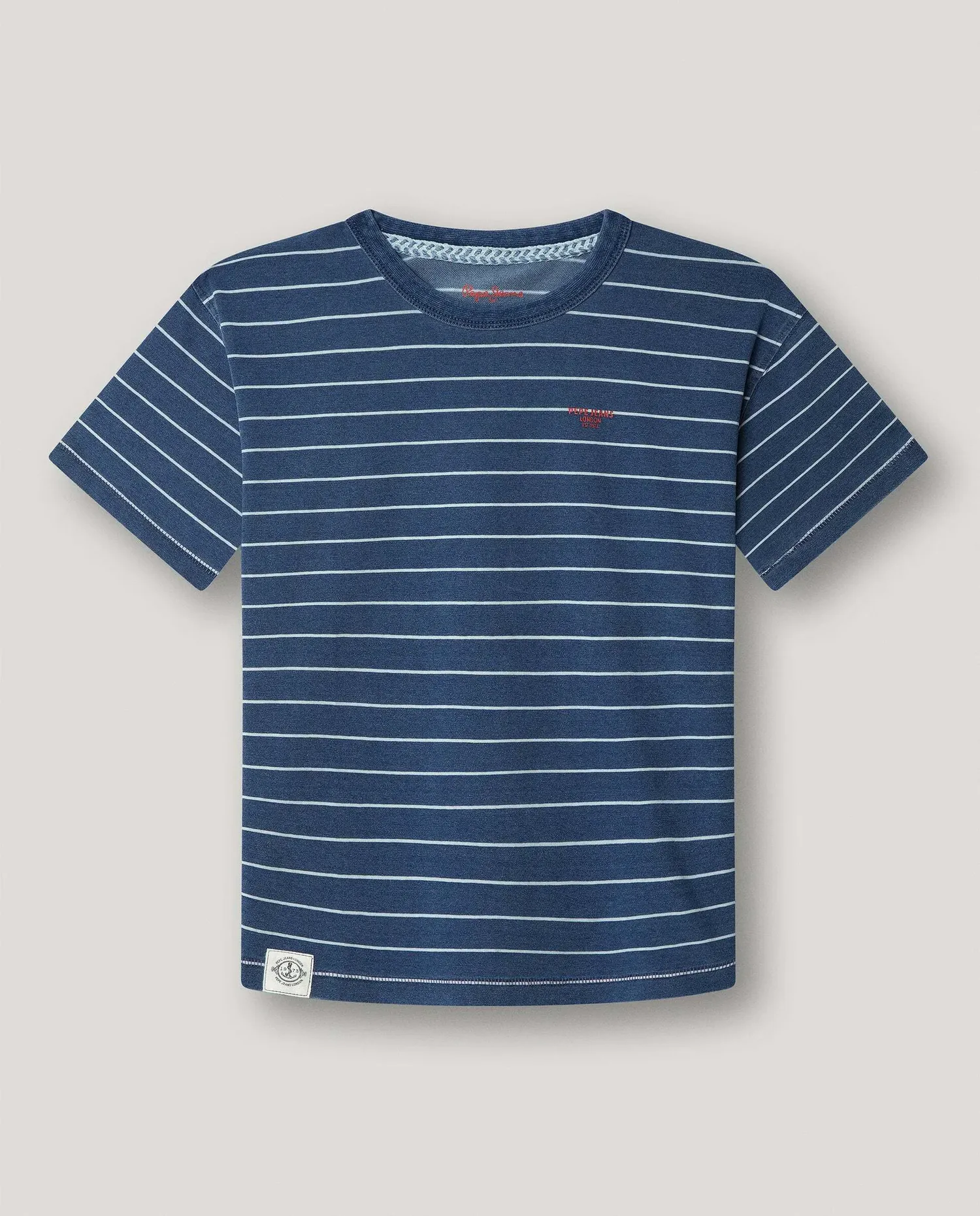 Детская полосатая футболка Grayson Pepe Jeans, мультиколор