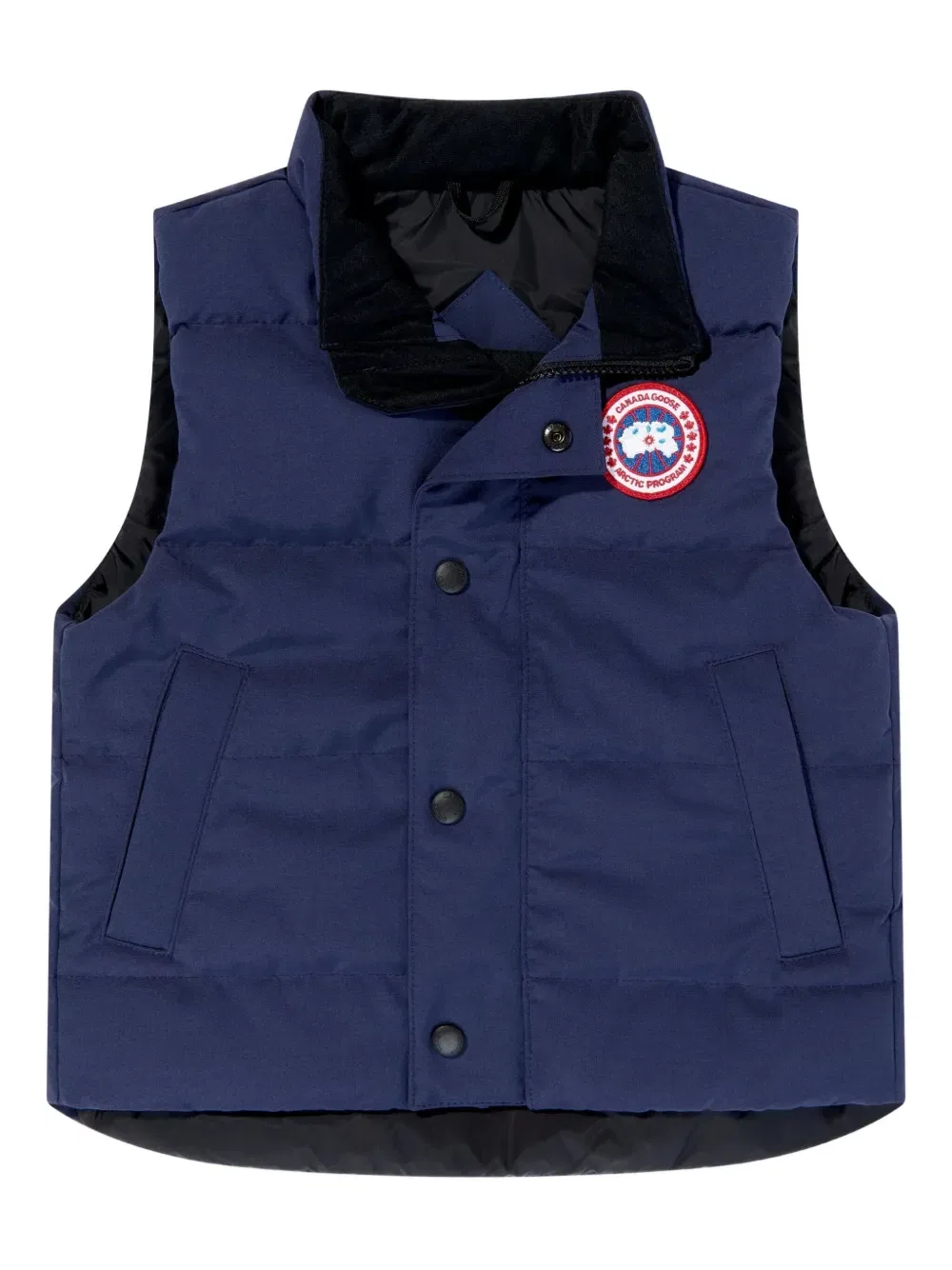 Жилет с нашивкой с логотипом Vanier Canada Goose Kids, синий