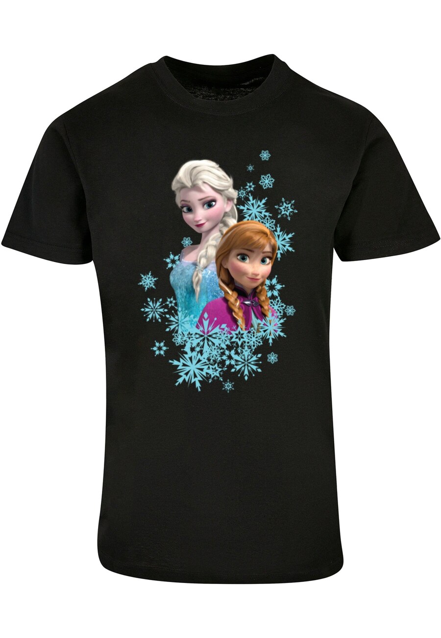 

Классическая футболка ABSOLUTE CULT Shirt Frozen - Elsa And Anna Sisters, черный