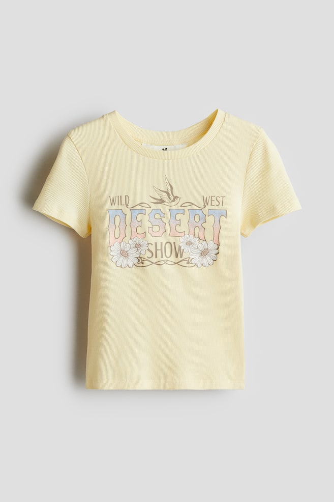 

Хлопковый топ с принтом H&M, мультиколор
