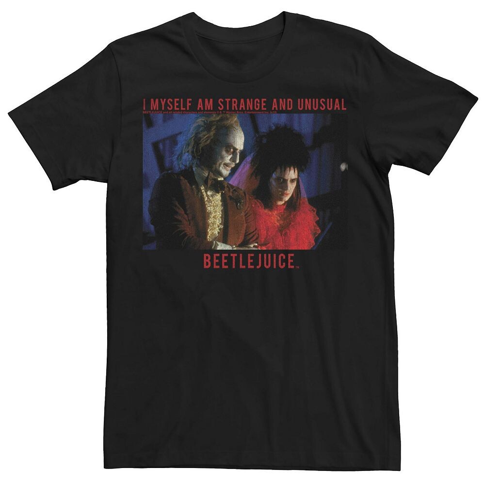 

Мужская футболка Beetlejuice Strange And необычная Licensed Character, черный