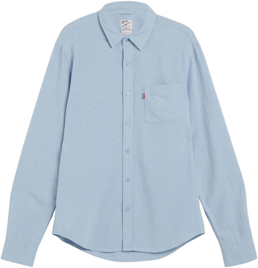 

Рубашка на пуговицах классического кроя LEVI'S Sunset, светло-голубой