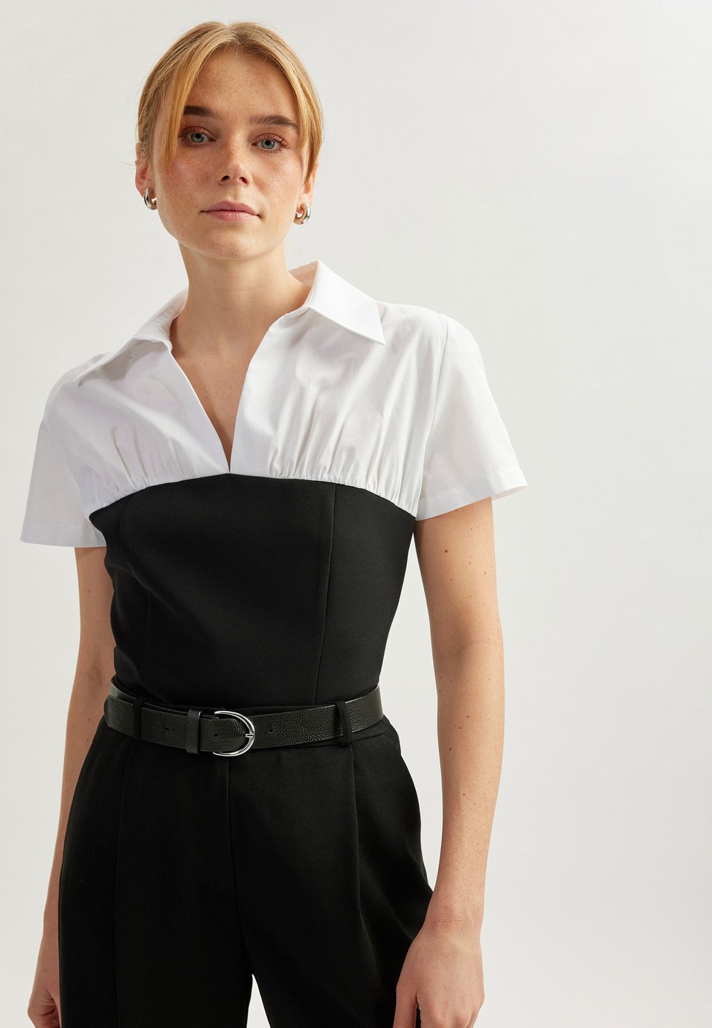 

Блуза SHORT SLEEVE Koton, кремовый