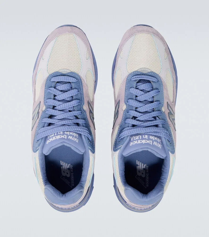 Сделано в США 993 кроссовки с замшевой отделкой New Balance, фиолетовый — фото 4