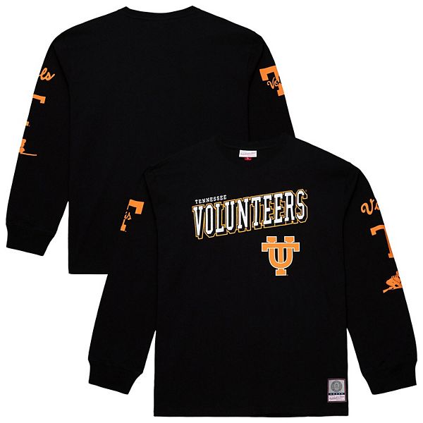 

Мужская черная футболка с длинным рукавом Tennessee Volunteers Mitchell & Ness