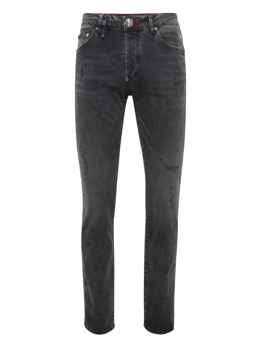 

Джинсы с декором Skull Philipp Plein, черный