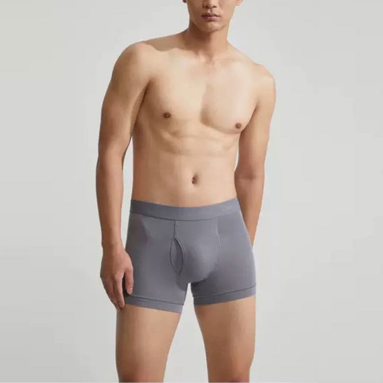 CALVIN KLEIN Nature Series Трусы-боксеры Мужские Мягкий серый, PO4-Soft Gray — фото 2