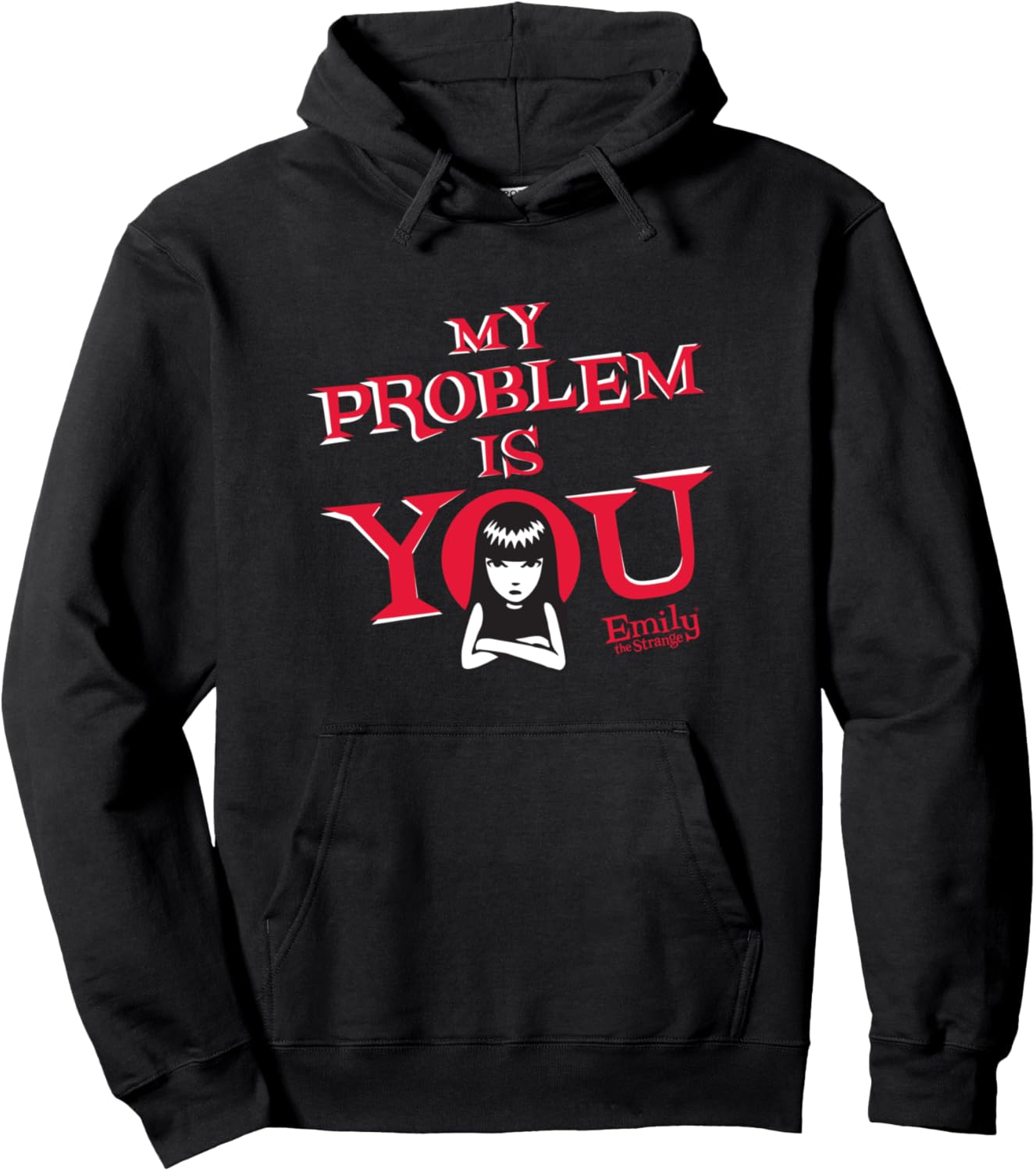 

Толстовка Emily The Strange My Problem Is You, черная (black 19-3911tcx), Черный, Толстовка Emily The Strange My Problem Is You, черная (black 19-3911tcx)