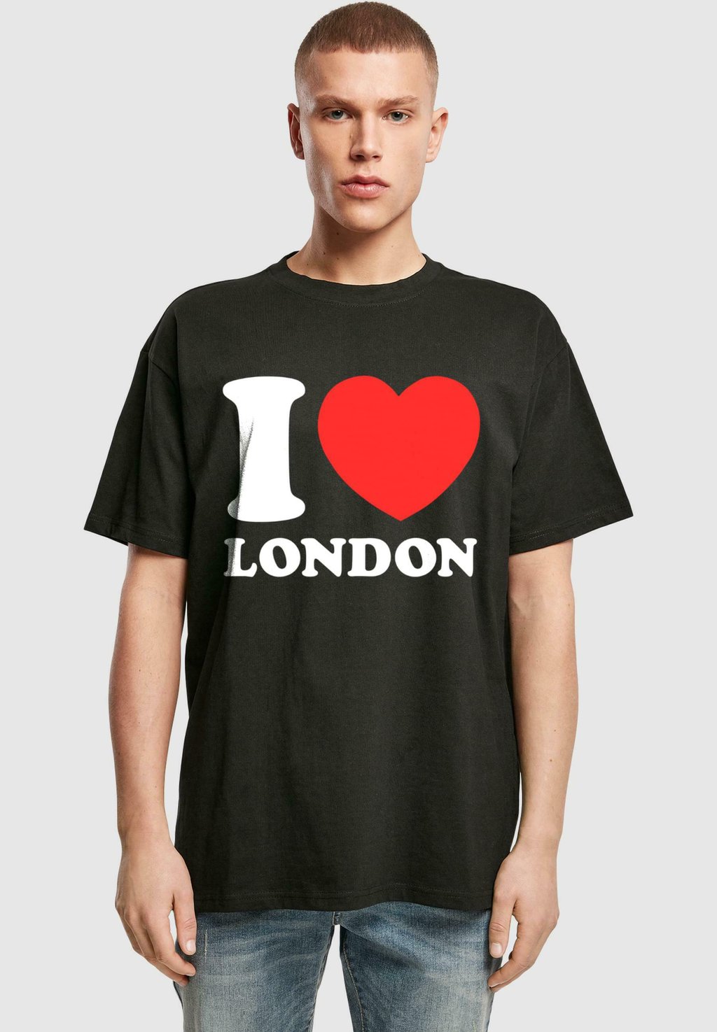 

Футболка с принтом I HEART LONDON HEAVY Merchcode, черный