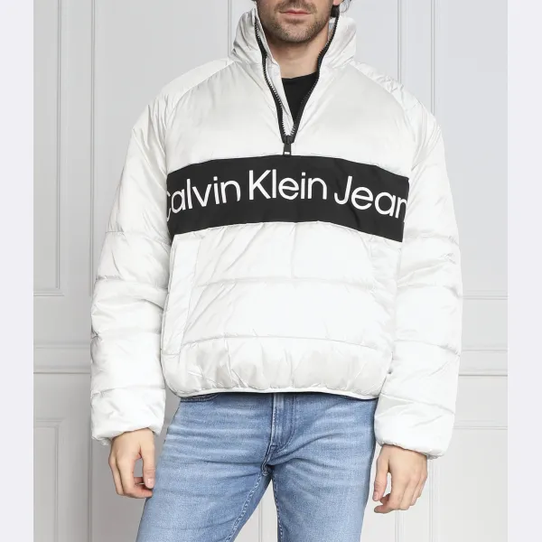

Куртка классического кроя стандартного кроя Calvin Klein, серый