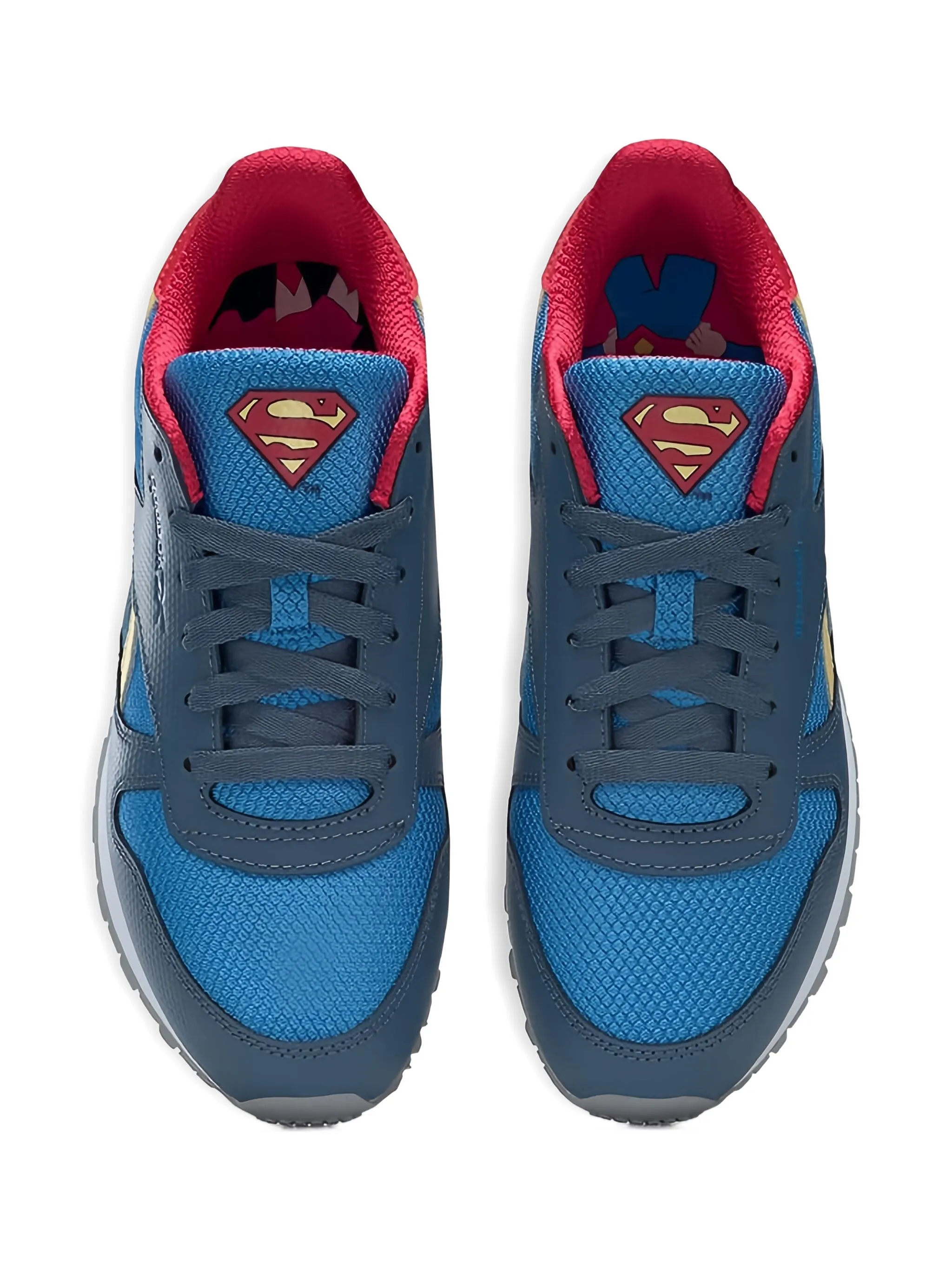 Кроссовки Classic Leather Superboy из коллаборации с DC Comics Reebok Kids, синий — фото 4
