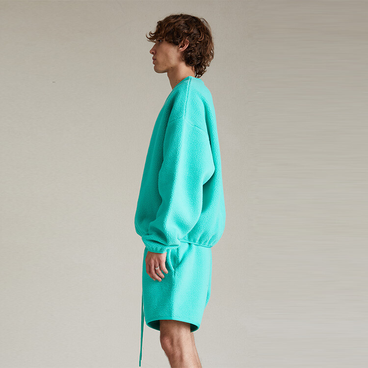 SS24 Толстовка мужская Mint Leaf Fear Of God Essentials, цвет Mint Leaf — фото 2