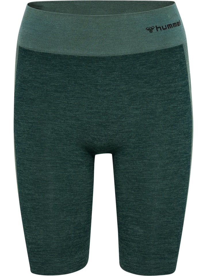 

Шорты Hummel Shorts Hmlclea Yoga Damen, цвет GREEN GABLES/GARDEN TOPIARY ME