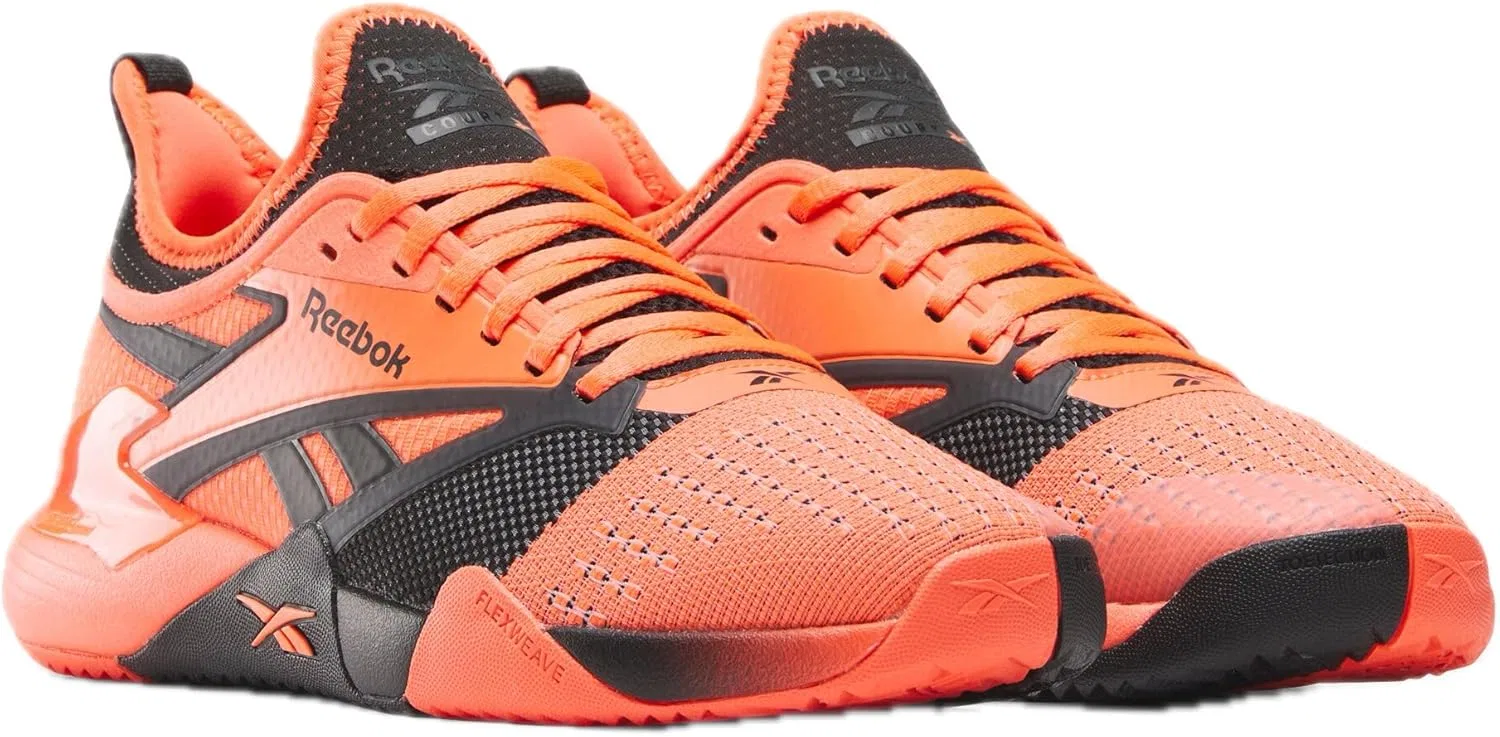Кроссовки для пиклбола Reebok Nano Court Sport, Digital Coral/Black/Grey 6 — фото 2