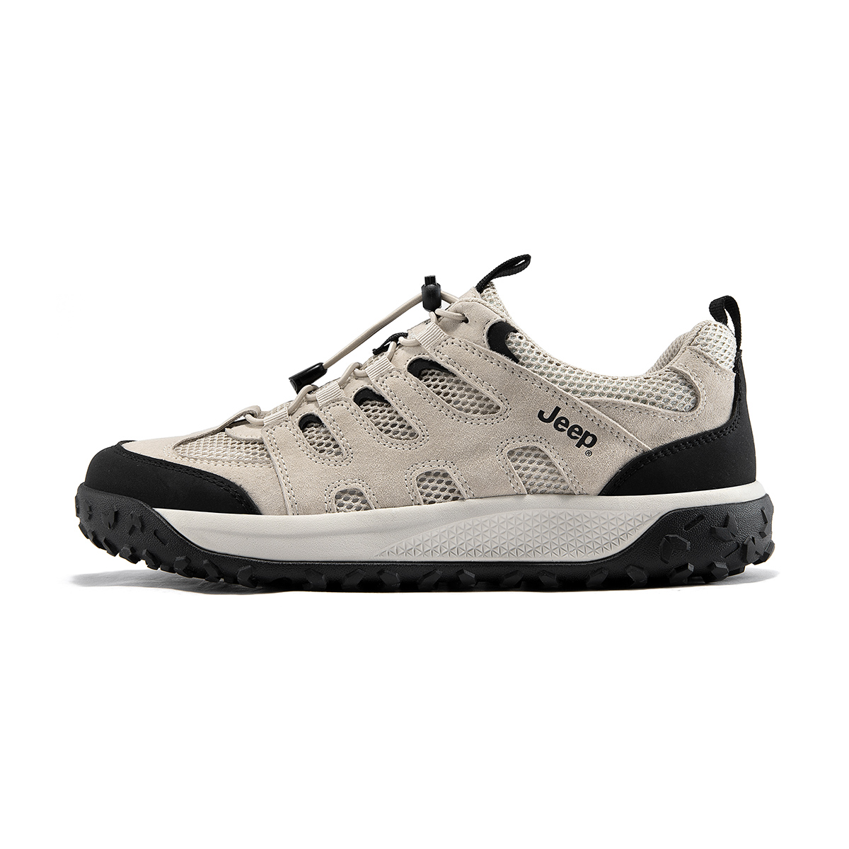 

Кроссовки Fashion Sports Collection Low Top Outdoor Shoes Men's Jeep, Beige Black[Summer Mesh Hole Breathable]