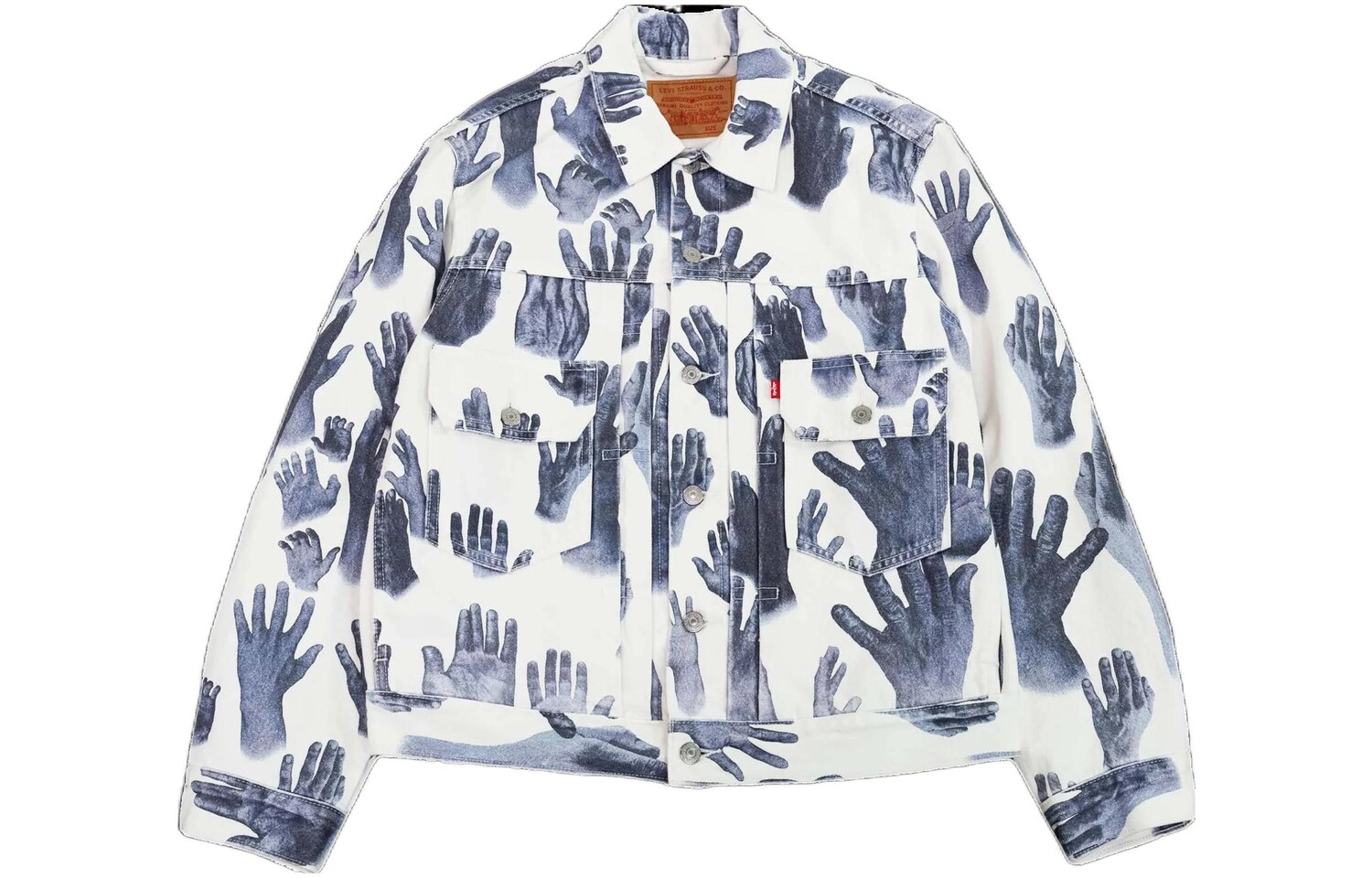 

Куртка Levis X унисекс индиго Denim Tears