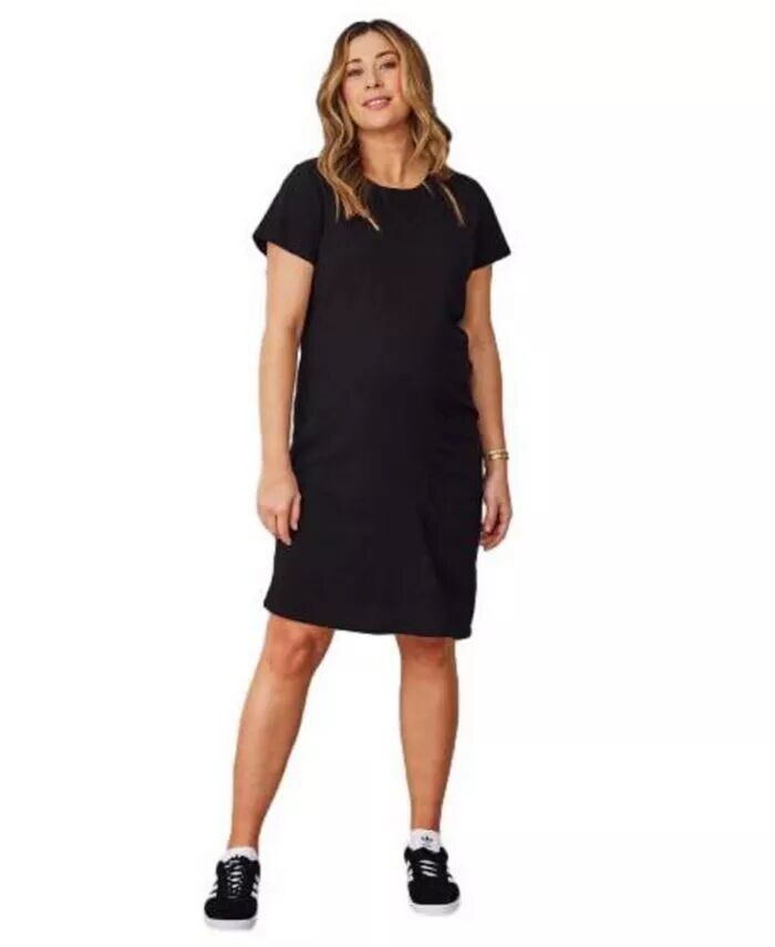 

Многоярусное платье Maternity Angel в цвете Desert Red ANGEL MATERNITY, черный