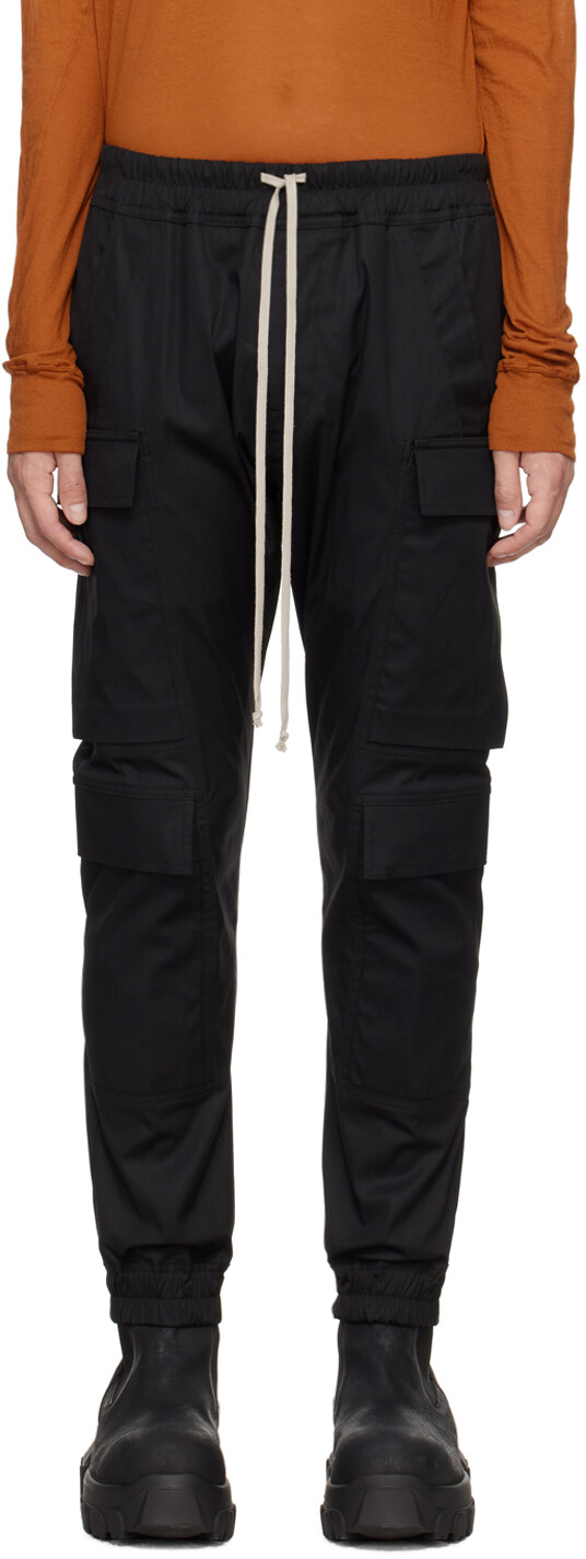 

Черные брюки-карго Mastodon Mega Rick Owens