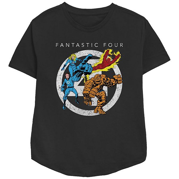 

Футболка Women's fantastic four classic poster graphic Marvel