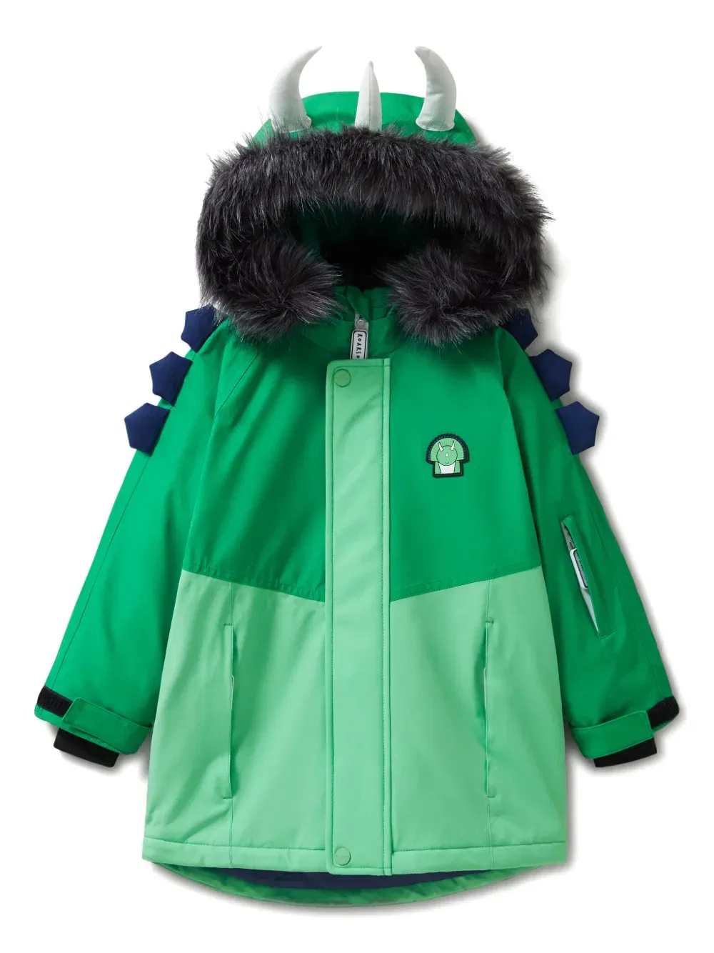Куртка с нашивками Roarsome, зеленый