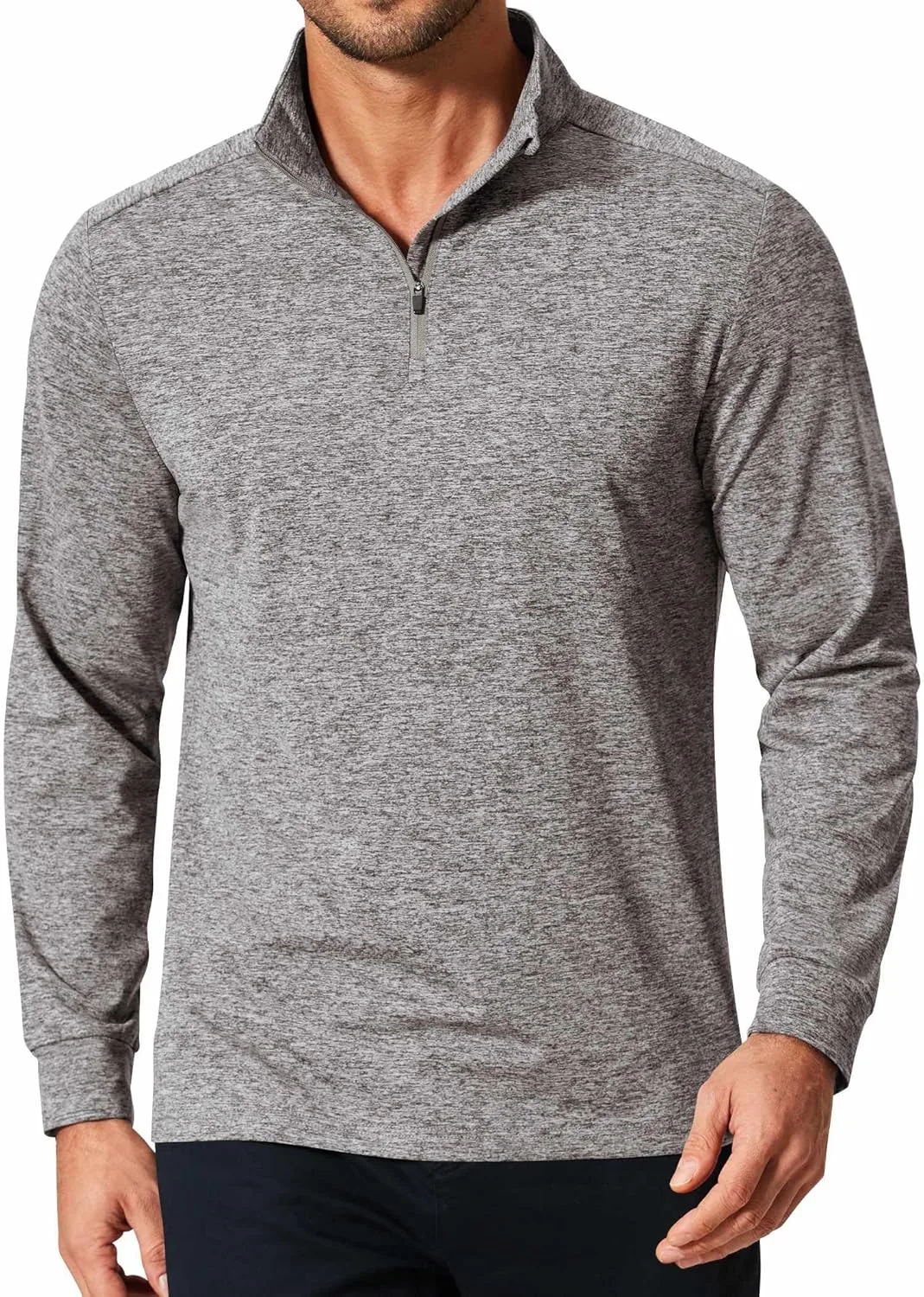 

Толстовка COOFANDY мужская с молнией на четверть, флисовая, легкая