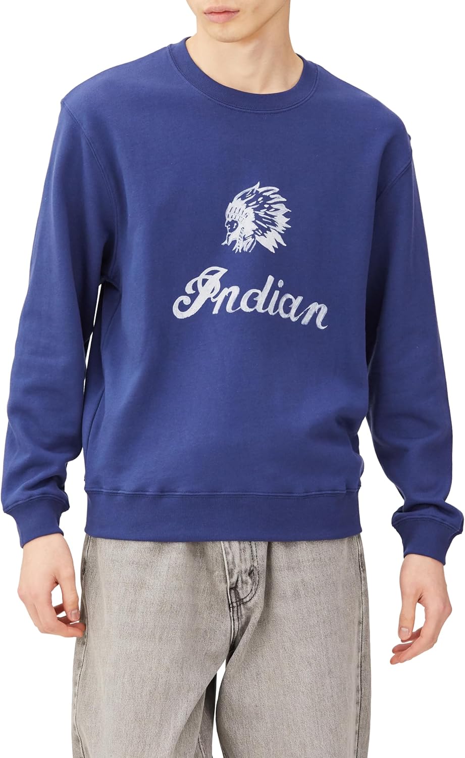 

Толстовка с принтом «Индийский вождь 1950 года» Indian, фиолетовый