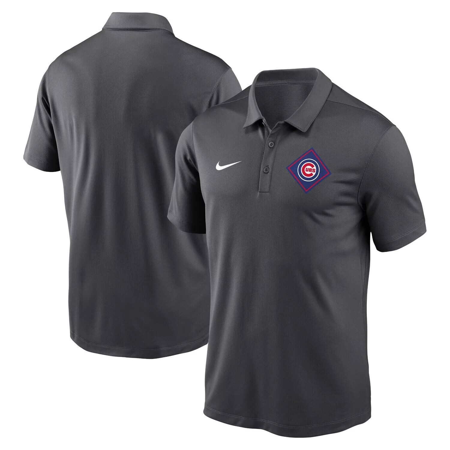 

Мужское поло Nike Anthracite Chicago Cubs Diamond Icon Franchise Performance