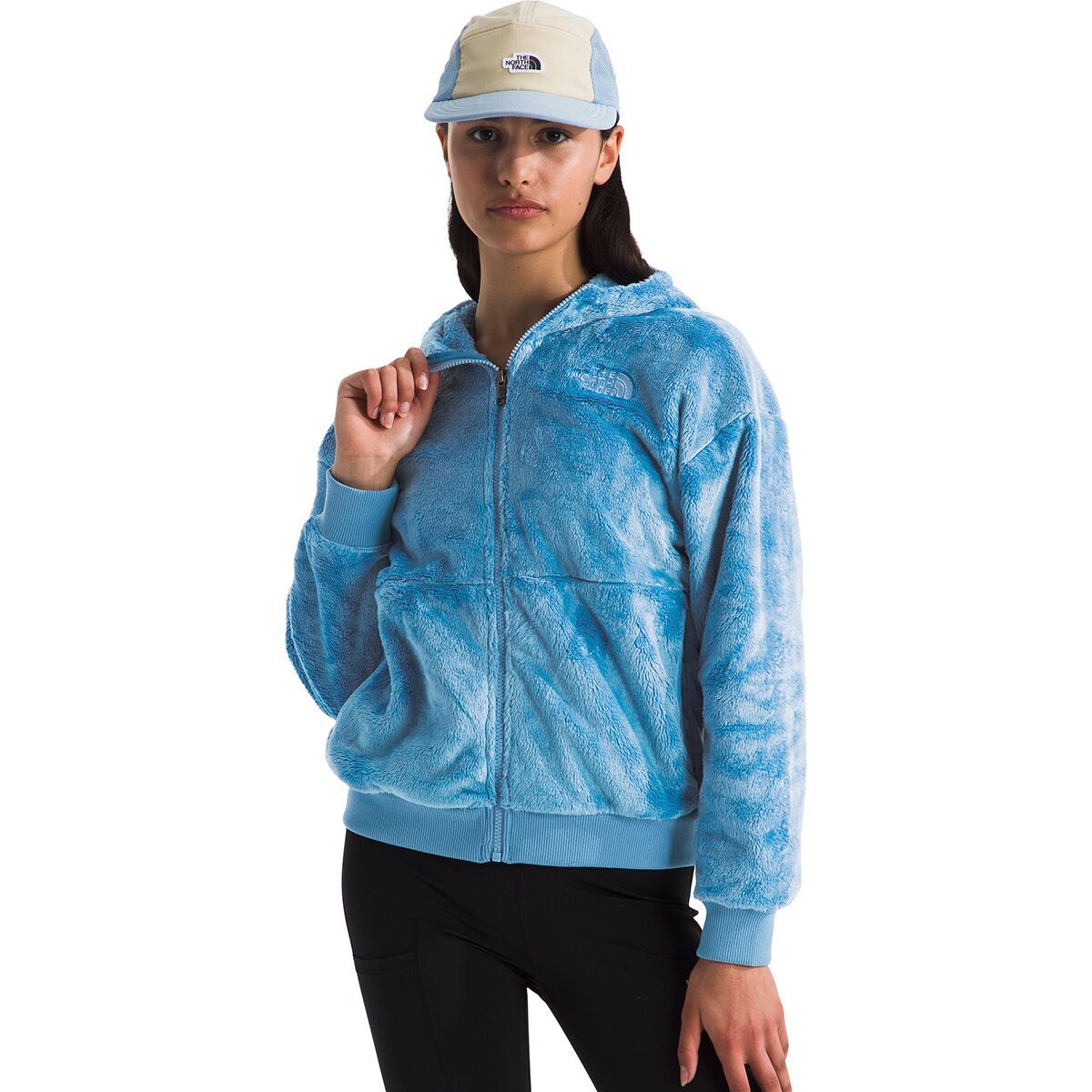 

Осито худи на молнии — для девочек The North Face, цвет dark cornflower