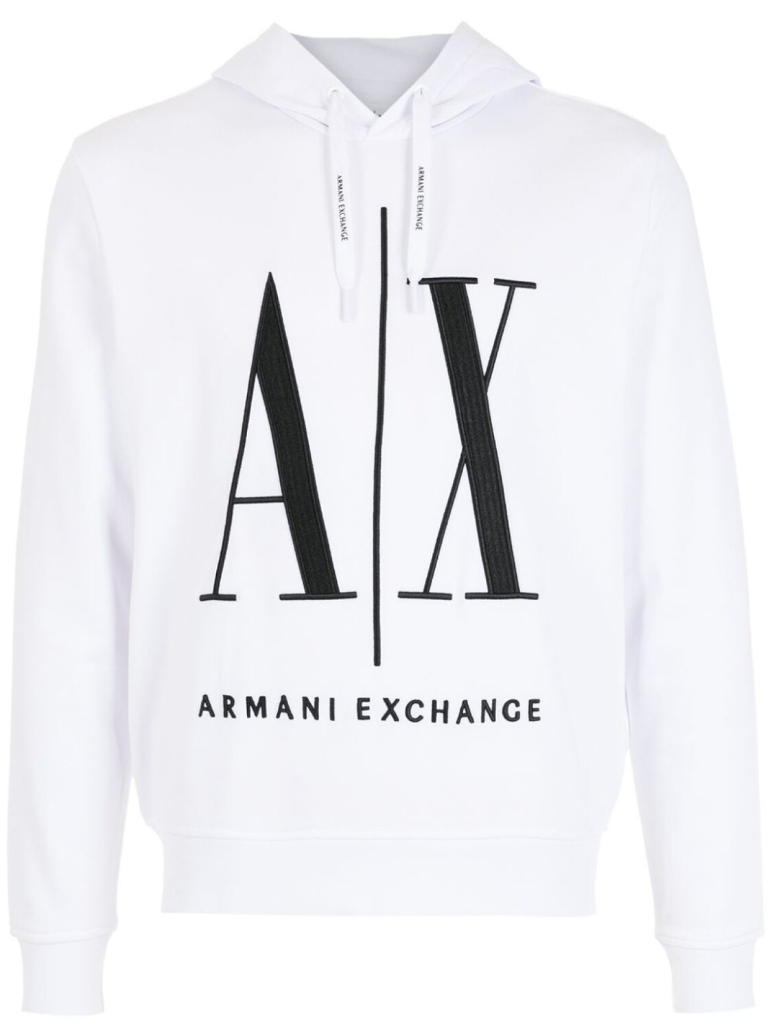 

Armani Exchange худи AX с вышитым логотипом, белый