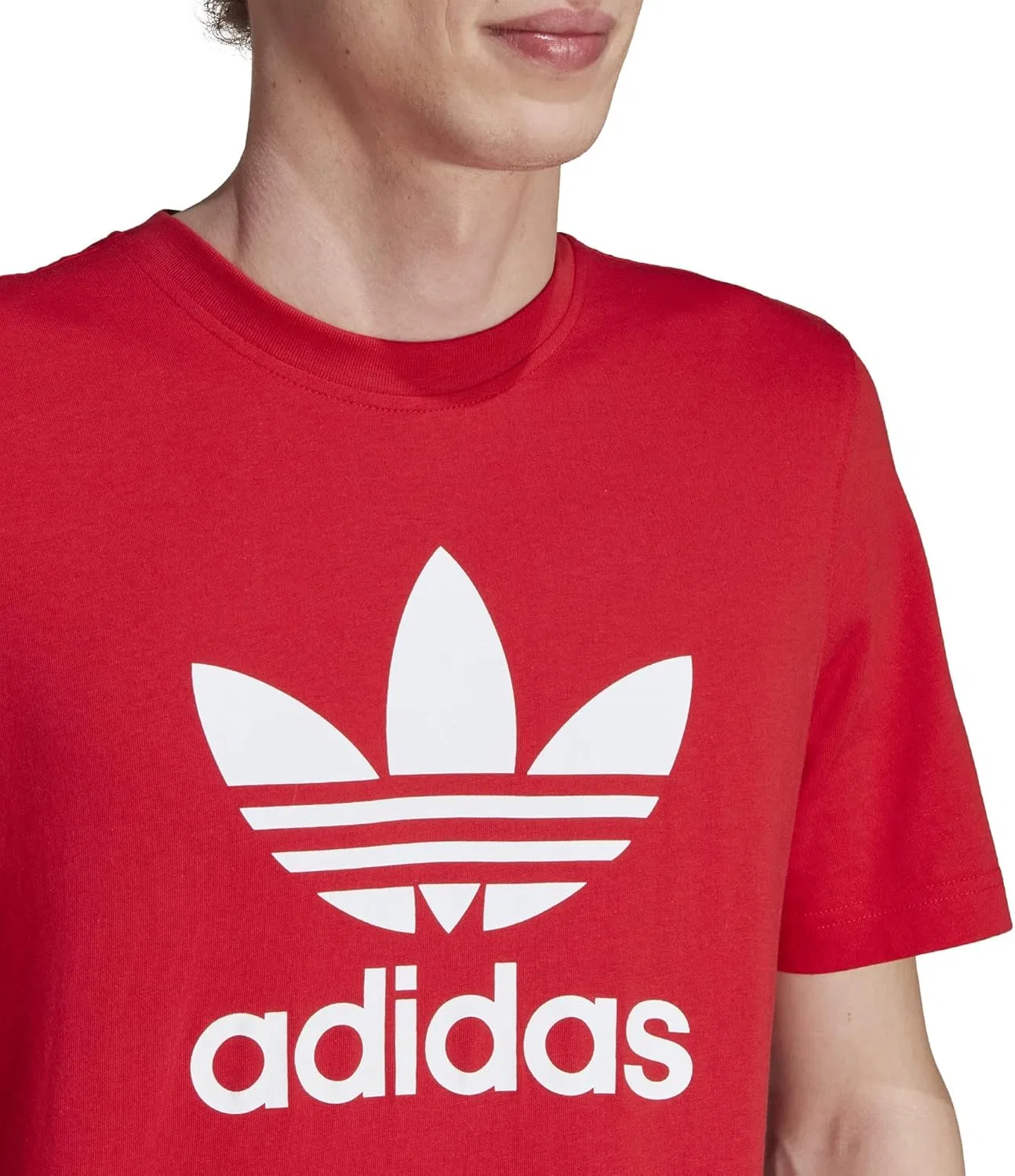 Футболка Adidas Originals Adicolor Classics Trefoil для мужчин, белый — фото 3