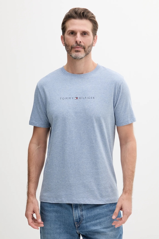 

Хлопковая футболка Tommy Hilfiger, синий